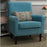 Lounge Chair Wide Tufted  Armchair