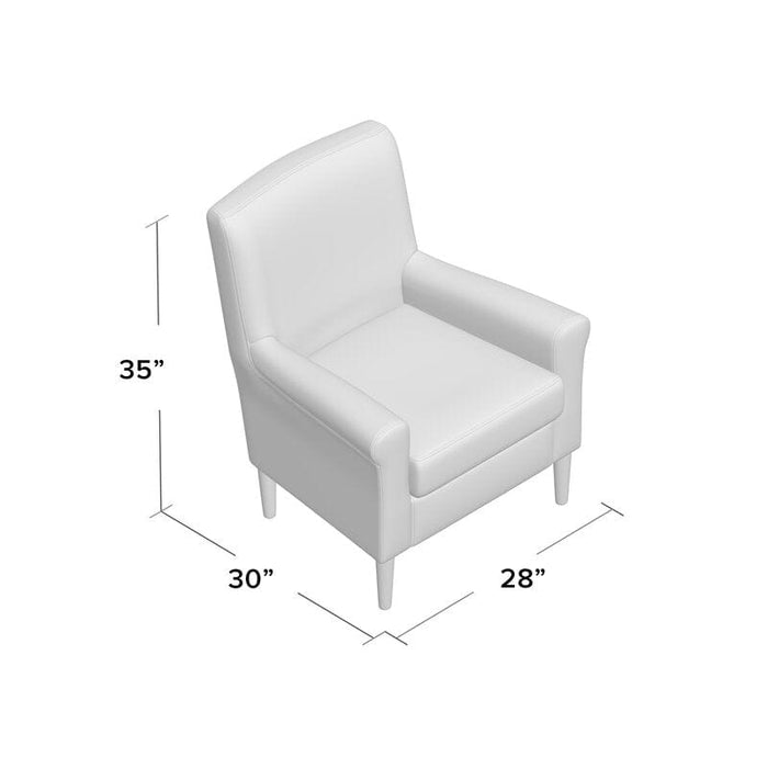 Lounge Chair Wide Tufted  Armchair