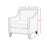 Wide Armchair and Ottoman