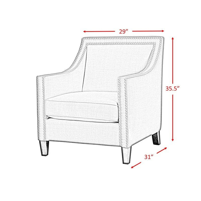Wide Armchair and Ottoman
