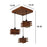 Star Brown Cluster Hanging Lamp