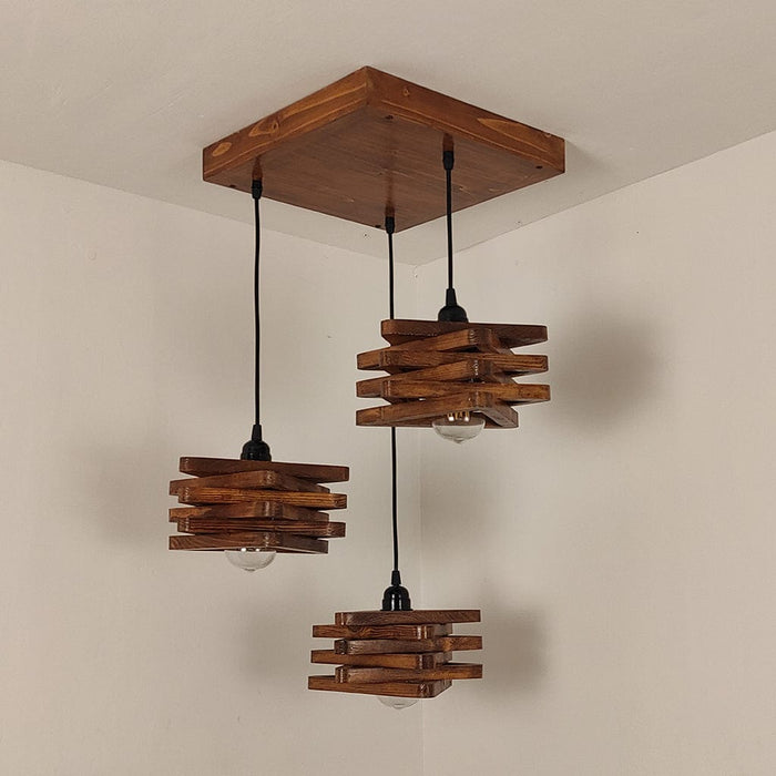 Star Brown Cluster Hanging Lamp