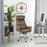 Modern Ergonomic Faux Leather Executive Chair Grey