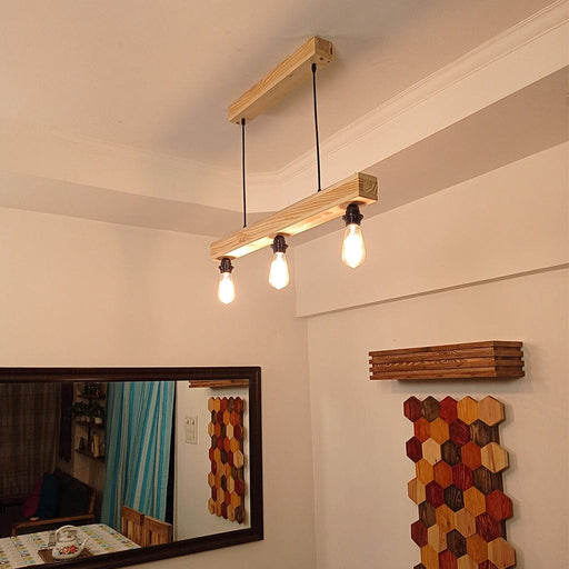 Tavern Beige Wooden Series Hanging Lamp