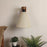 Terzo Brown Wooden Wall Light