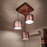 Tiga Brown Cluster Hanging Lamp