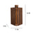 Trikona Brown Wooden Wall Light