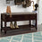Upholstered Flip Top Storage Bench  Solid Wood Bench Shoe Rack