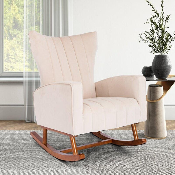 Velvet  Rocking Chair for living Room ,Bed Room