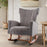 Velvet  Rocking Chair for living Room ,Bed Room