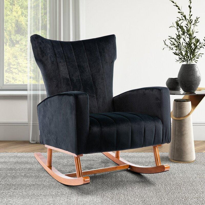 Velvet  Rocking Chair for living Room ,Bed Room
