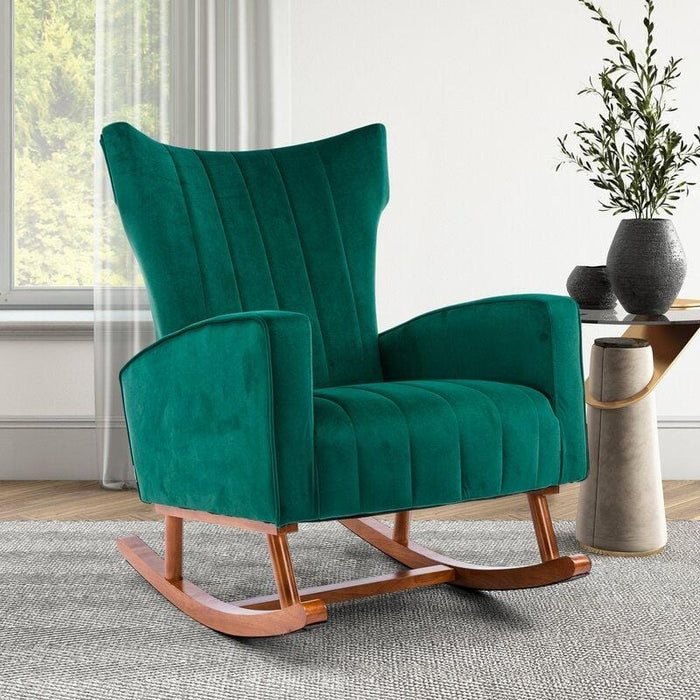 Velvet  Rocking Chair for living Room ,Bed Room