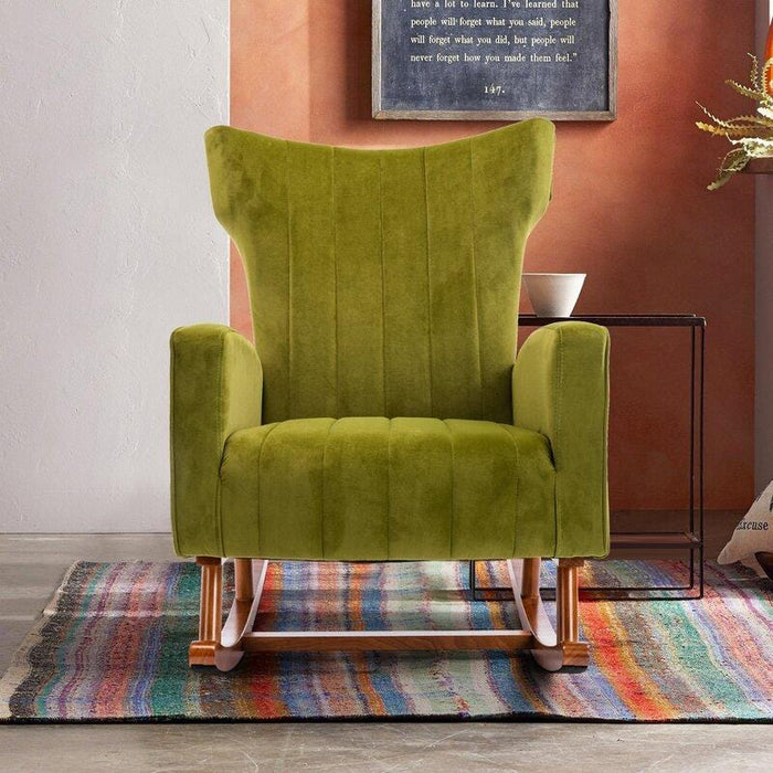 Velvet  Rocking Chair for living Room ,Bed Room
