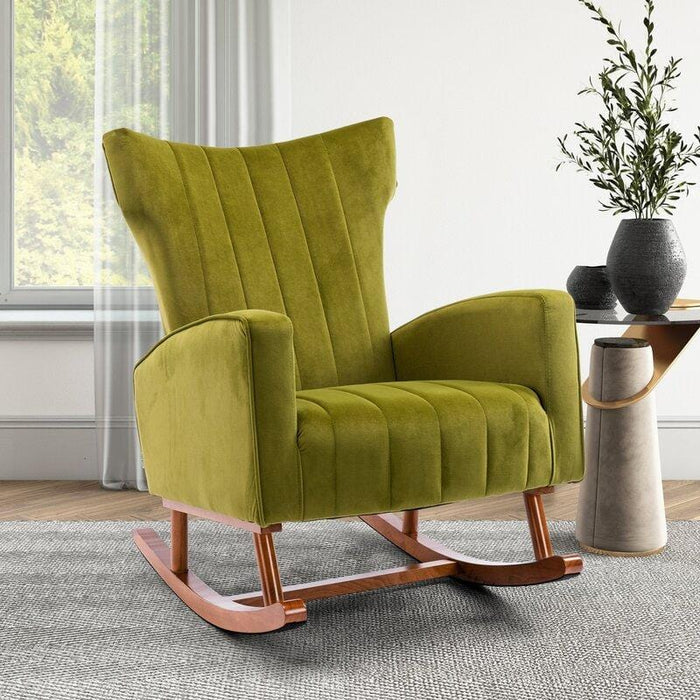 Velvet  Rocking Chair for living Room ,Bed Room