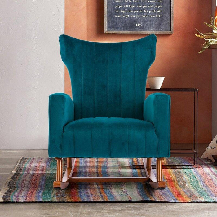 Velvet  Rocking Chair for living Room ,Bed Room