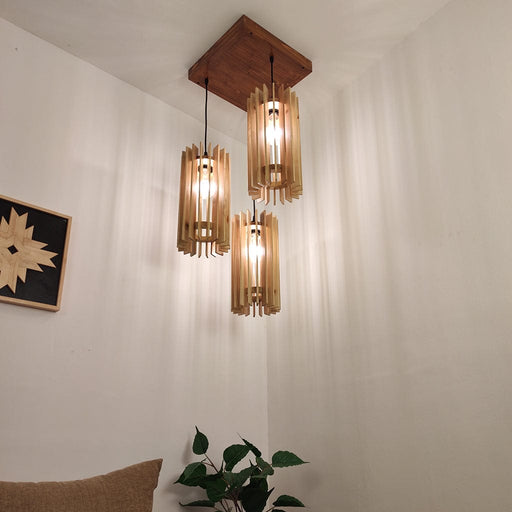 Ventus Beige Cluster Hanging Lamp