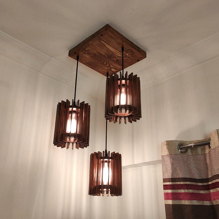 Ventus Brown Cluster Hanging Lamp