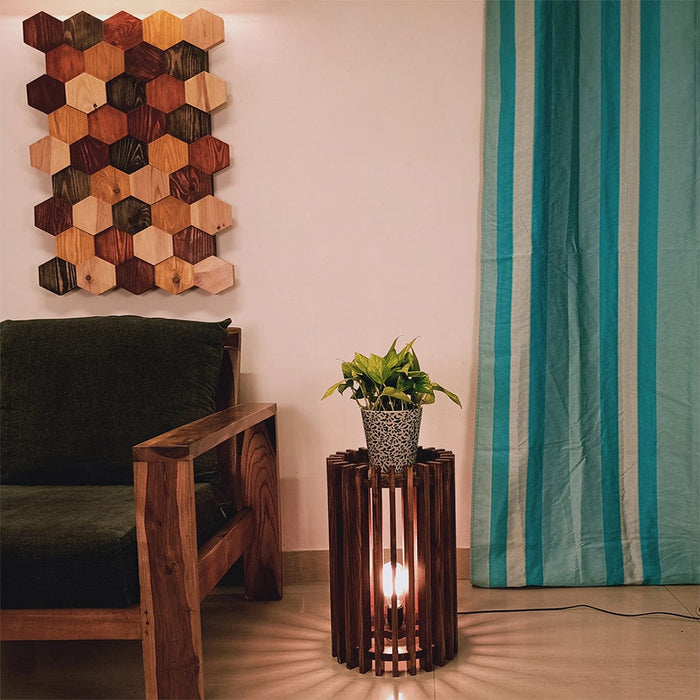 Ventus Sidekick Wooden Floor Lamp