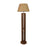 Ventus Wooden Floor Lamp with Premium Beige Fabric Lampshade