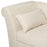 One Left-Arm Chaise Recessed Arms Chaise Lounge with Storage