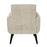 Wesson Wide Tufted Armchair and Ottoman
