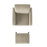 Wesson Wide Tufted Armchair and Ottoman
