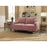 Velvet Square Arm Loveseat