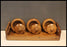 SERVING POTS WITH TRAY II WOODEN REFRESHMENT JARS II WOODEN