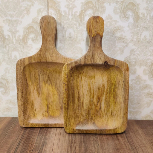 WOODEN SERVING PLATTER II FOOD GRADE