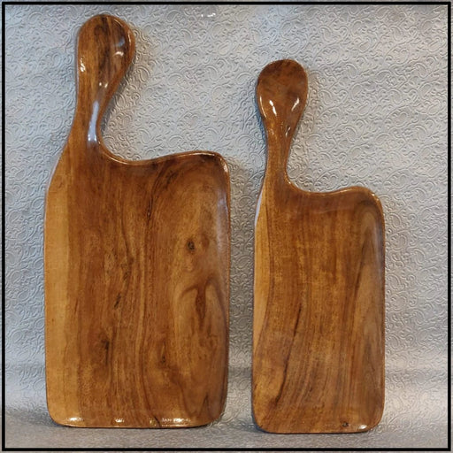 WOODEN PLATTER SET OF 2 II ACACIA WOOD II HIGH QUALITY