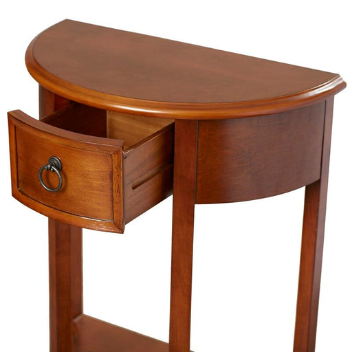 Wilfredo Tall Solid Wood End Table with Storage