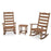 Rocking Chair Set with Round Table (Teak)