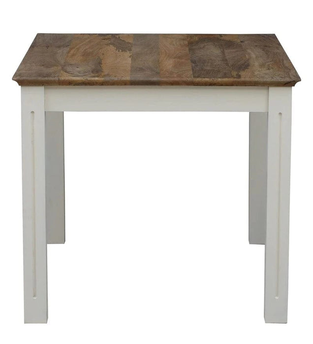 Alabaster Solid Wood 4 Seater Dining Table