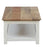 Alabaster Solid Wood Coffee Table With Shelf