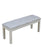 Alabaster Solid Wood Bench