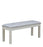 Alabaster Solid Wood Bench