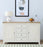 Alabaster Solid Wood Sideboard 4 Drawer 2 Door