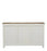 Alabaster Solid Wood Sideboard 4 Drawer 2 Door