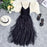 Stylish Lace Sleeveless Dress For Women