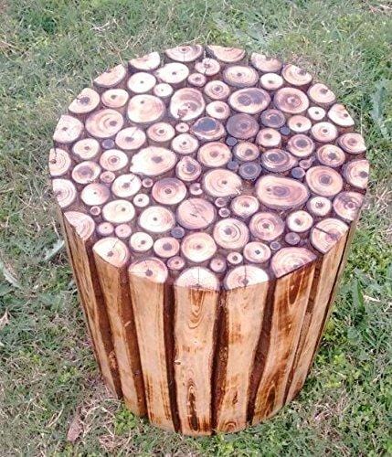 Wooden Round Shape Stool