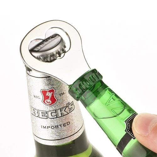 2 in 1 Whisky Shaped Bottle with Opener and Fridge Magnet