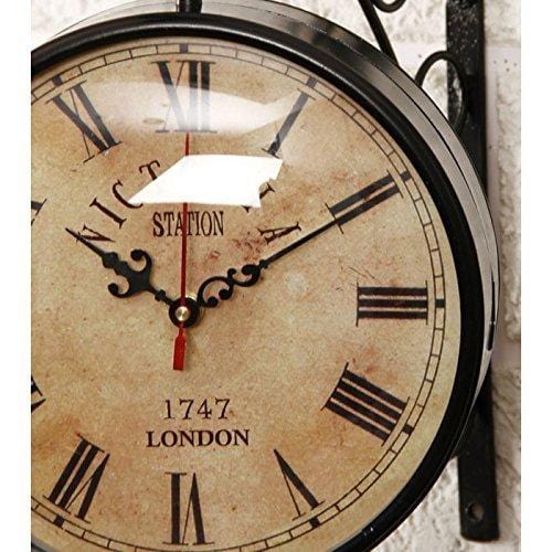 Wall Hanging Vintage Style Station Clock