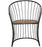 Beautiful Wooden & Wrought Iron Living Room Chair