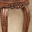Natural Cherry Classic Wooden Console Table -Victorian Style - Decorative Regal Furniture - Half Circle Moon Shape