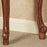 Natural Cherry Classic Wooden Console Table -Victorian Style - Decorative Regal Furniture - Half Circle Moon Shape