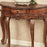 Natural Cherry Classic Wooden Console Table -Victorian Style - Decorative Regal Furniture - Half Circle Moon Shape