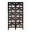 Solid Wood 4 Panel Room Wooden Partition (Brown) for Living Room