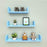 3 U Shaped Wall Shelves Floating Shelves