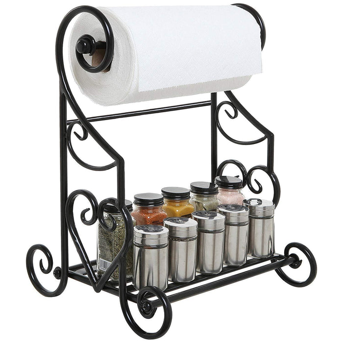 Kitchen & Bathroom Paper Towel Holder Stand