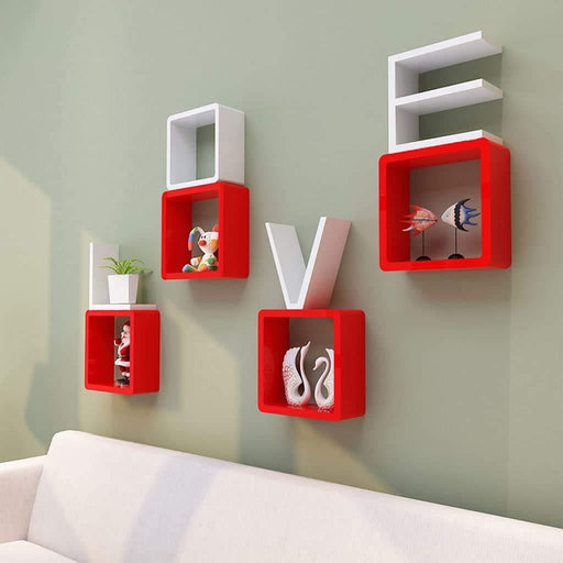 CREATIVE ROMANTIC LOVE DESIGN WALL SHELF